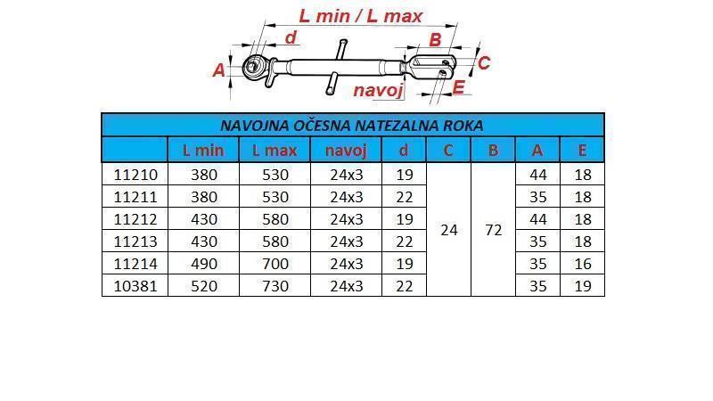 THREAD EYE PULLING ARM 520/730/22