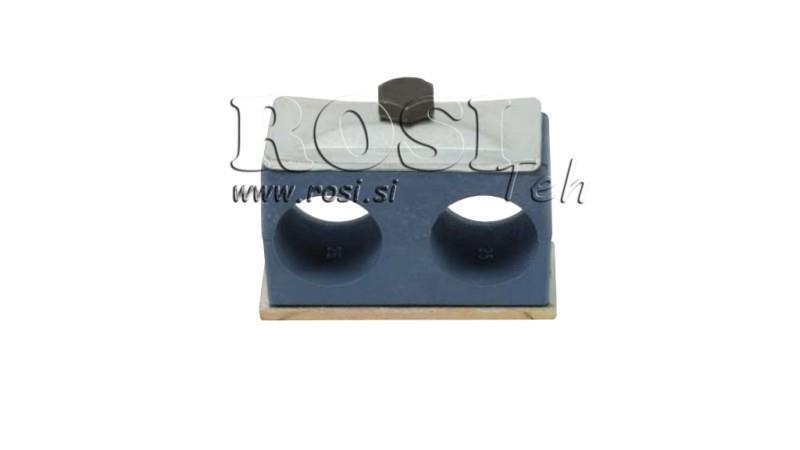 RØR HOLDER FI 22 - DOBBEL