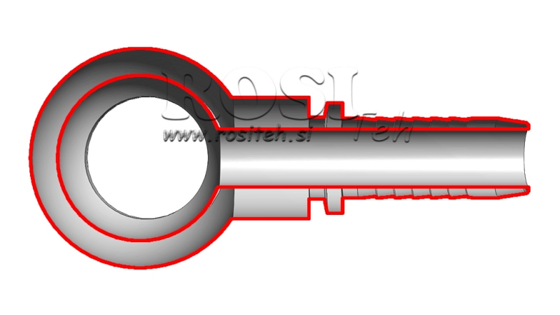 HYDRAULIC FITTING EYE DN10-M18X1,5