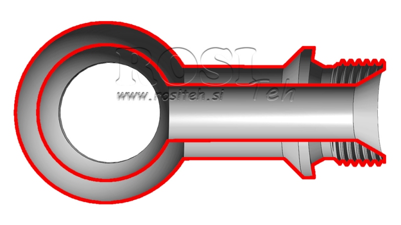 HYDRAULIC FITTING EYE 1/2