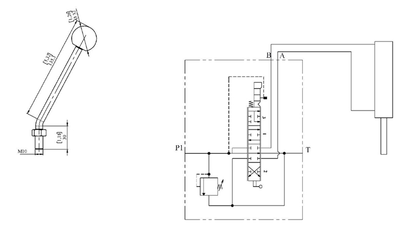 HYDRAULIC VALVE P81-RS AUTOMATIC FOR SPLITTER - TWO-SPEED
