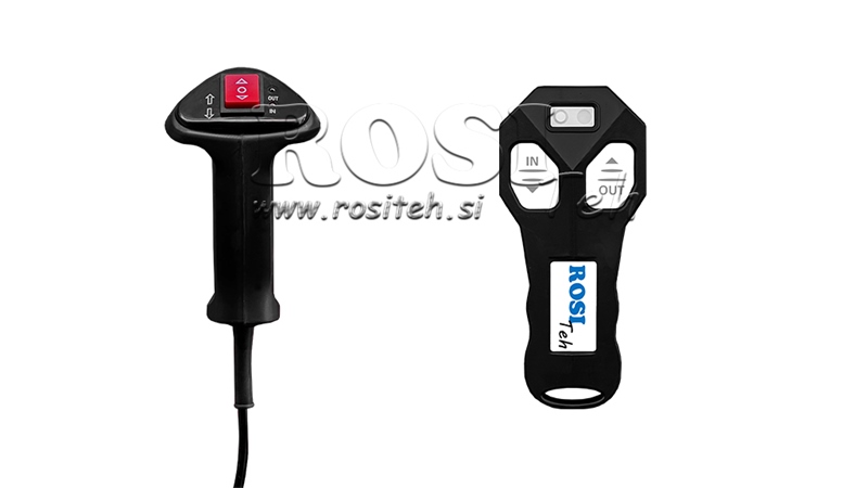 24 V ELECTRIC WINCH RS-20000 - 9100 KG - STEEL WIRE ROPE - ECO