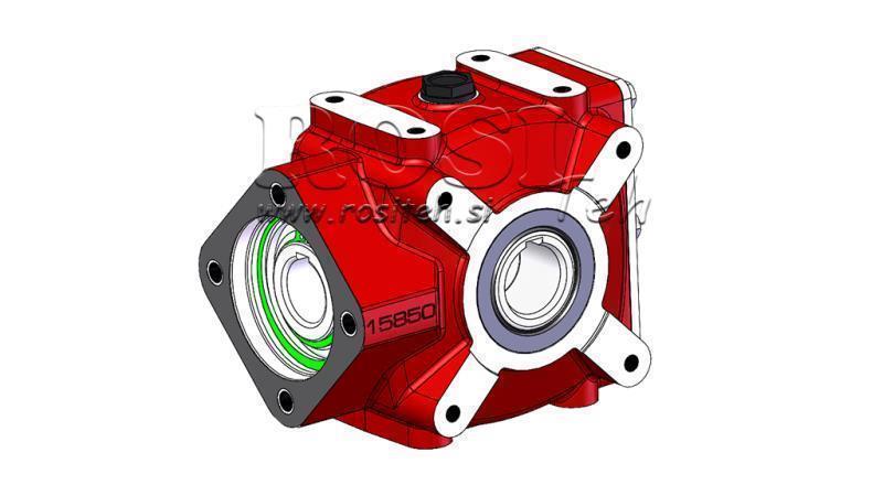GEARBOX RT50 FOR HYDRAULIC MOTOR MP/MR/MS RATIO 1.9:1