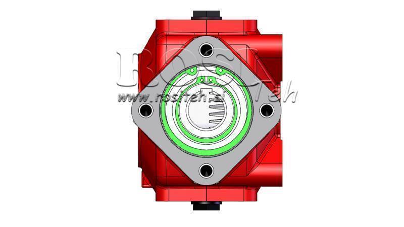 GEARBOX RT50 FOR HYDRAULIC MOTOR MP/MR/MS RATIO 1.9:1