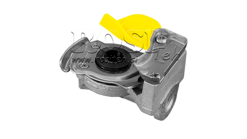 RASK KOBLING HANN FOR LUFT GUL