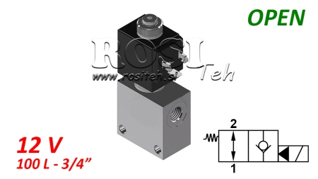 2-VIRSMU VĀRSTS 3/4 (NO) 12V - 120LIT