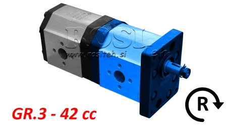 HYDRAULISK PUMPE 30C42X241 FORAN GR.3 42 CC HØYRE