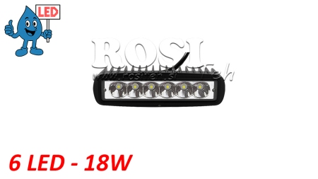 LED WORK LIGHT - LIGHT 6 LED 18W 12V-24V