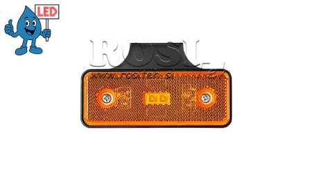 LED OZNAČEVALNA LUČ ORANŽNA 12V