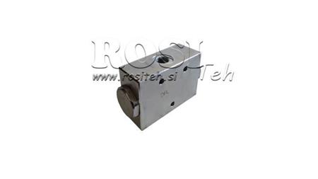 HYDRAULISK FLOW DELINGSVENTIL V1024 DFL 20-32 l - 3/8 - 250 bar (maks.300 bar) METALL