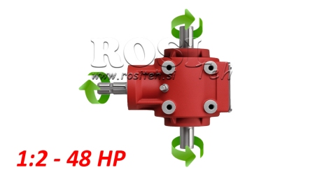 VINKELGIRKASSE PTO-R11S 1:2 (48HK-35KW)