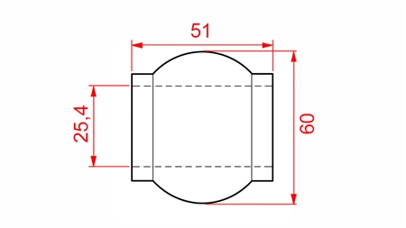 BALL FOR TOP LINK 60/25.4