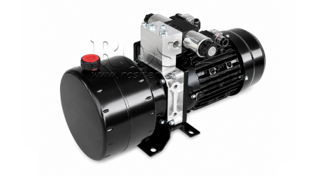 MINI HYDRAULICZNA JEDNOSTKA ZASILAJĄCA 230V AC (0.75 kW) - 3.7 cc - 5.2 lit/min - zbiornik 4 lit