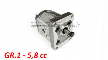 HYDRAULIC PUMP GR.1 5.8 CC RIGHT - FLANGES