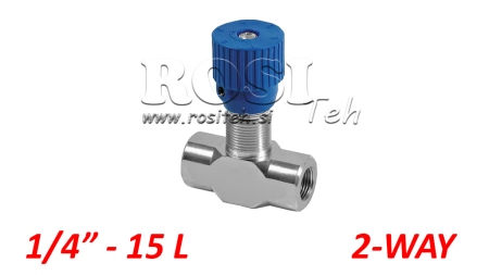 REGULATOR DE FLUX VRFB - VALVĂ DE AMORTIZARE 1/4 DOUĂ DIRECȚII - 15LIT
