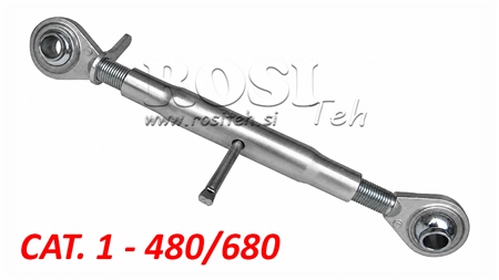 MEKANISK TOPPSTAG FOR TRAKTOR JUSTERBART KAT. 1 - M27X3 - 480/680