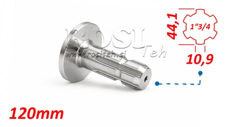 P.T.O. ADAPTERI FLANGE 1 3/4 L120