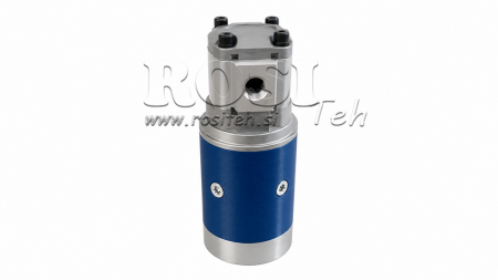 HYDRAULIC PUMP ASSEMBLY GR.1 + ELECTRIC MOTOR 12V 1.6KW = 2.5CC - 6.6LIT
