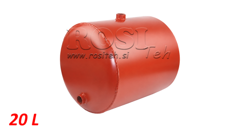 METAL TANK 20 LITERS ROUND Φ 300MM - HEIGHT 330MM