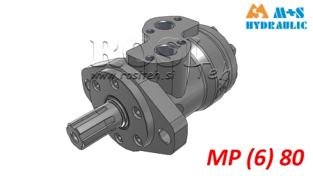 HYDRAULISK MOTOR MP 80 CC - 6 TENNER