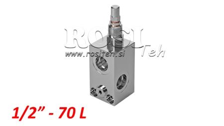 HIDRAULISKĀ SPIEDIENSA REGULATORS VMP 1/2 10-180 BAR - 70LIT