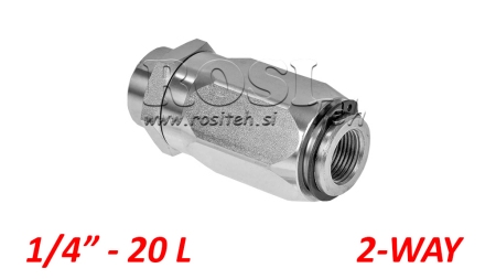 HOSE FLOW REGULATOR VRB - SILENCER VALVE 1/4