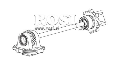 UTGANG FOR HYDRAULISK PUMPE - SCANIA GRS 905