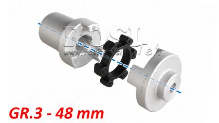 GUMMIKOBLING INNSATS ND44C (18-22KW)  48MM/GR3