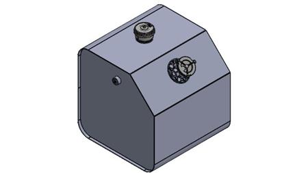 METALLTANK TOPP 150 Lit 600x600x500mm