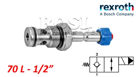HYD. OPEN ELECTROMAGNETIC CONTROLLER FOR 2-WAY VALVE REXROTH 1/2