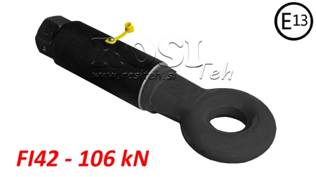 CROCHET ROTATIV FI42 106kN (CERTIFICAT E13)