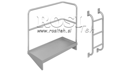 PLATTFORM MED REKKVERK + STIGE