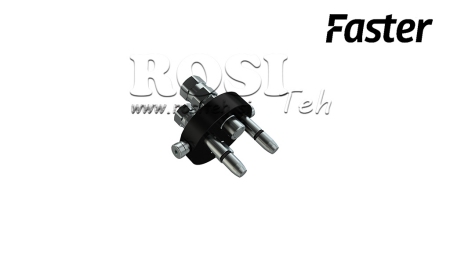 MULTI-FASTER COUPLING 2 WAY BSP 3/8 MOBILE PART
