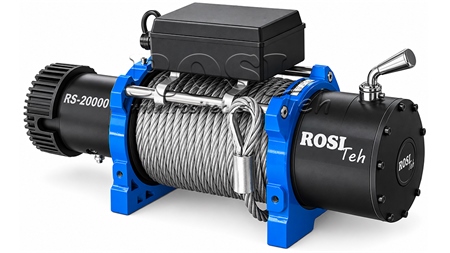 24 V ELECTRIC WINCH RS-20000 - 9100 KG - STEEL WIRE ROPE - ECO