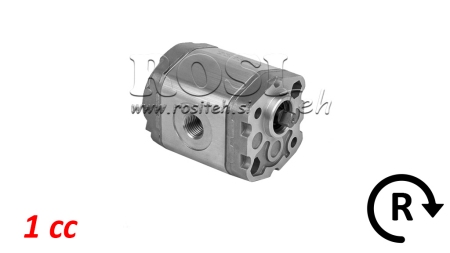 HYDRAULIC PUMP 00C1X033 GR.0 - 1cc - RIGHT
