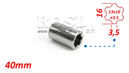 PTO ADAPTER BUSH 13x16x3,5 (6 SPLINES) (40 mm)