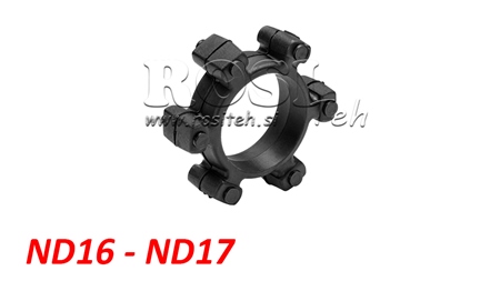 SPIDER COUPLING FOR RUBBER INSERT ND16-ND17 (74mm)