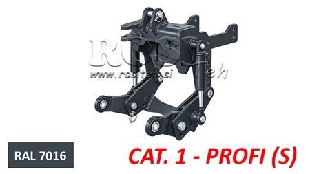 UNIVERSAL KIT FRONT HYDRAULICS CAT. 1 - PROFI STANDARD FOR TRACTOR 800 KG