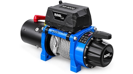 12 V ELECTRIC WINCH RS-8000 - 3620 KG - STEEL WIRE ROPE - ECO