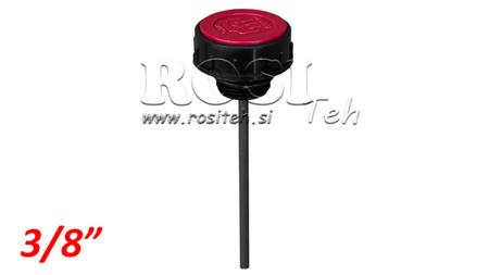 Fyllplugg 3/8 med nivåstang og ventilasjon
