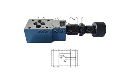 SIKKERHETSVANNE CETOP 3 (B) 15-315 BAR