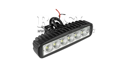 LED WORK LIGHT - LIGHT 6 LED 18W 12V-24V