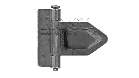 TRIANGULAR TRAILER SIDE PANEL HINGE