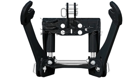 UNIVERSAL KIT FRONT HYDRAULICS 2KAT FOR TRACTOR 1500KG BLACK (RAL 9005)