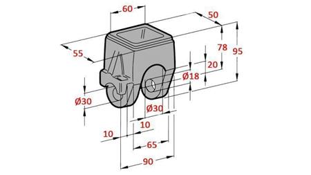 SUPPORT DE CAMION BENNE FI18-22 SUPÉRIEUR