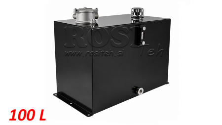 METAL TANK 100 L CUBE 445×355×700 MM - COMPLETE KIT