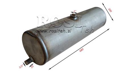 OIL RESERVOIR MADE OF SHEET METAL 20lit fi210-670mm