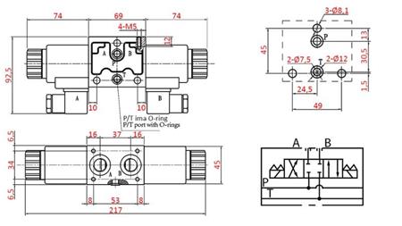 HYDRAULIC ELECTROMAGNETIC VALVE YEAT-ASSEMBLY 12V N1