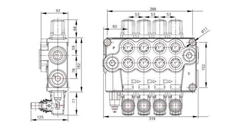 HYDRAULISK VENTIL 4xP120