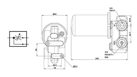HIDRAULINIS VOŽTUVAS 3/4'' 120Llit 420 BAR - SRAUTO REGULIAVIMUI 0.5-60lit/min